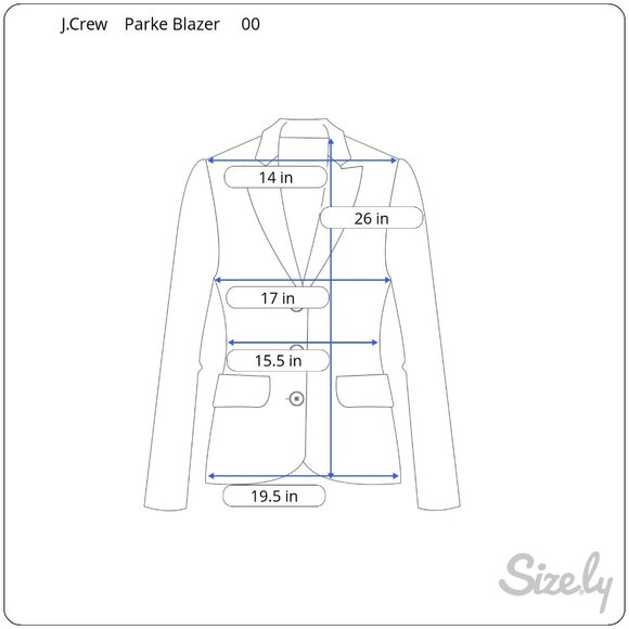 J.Crew Moon Wool Plaid Parke Blazer Size 00 - Picture 13 of 13
